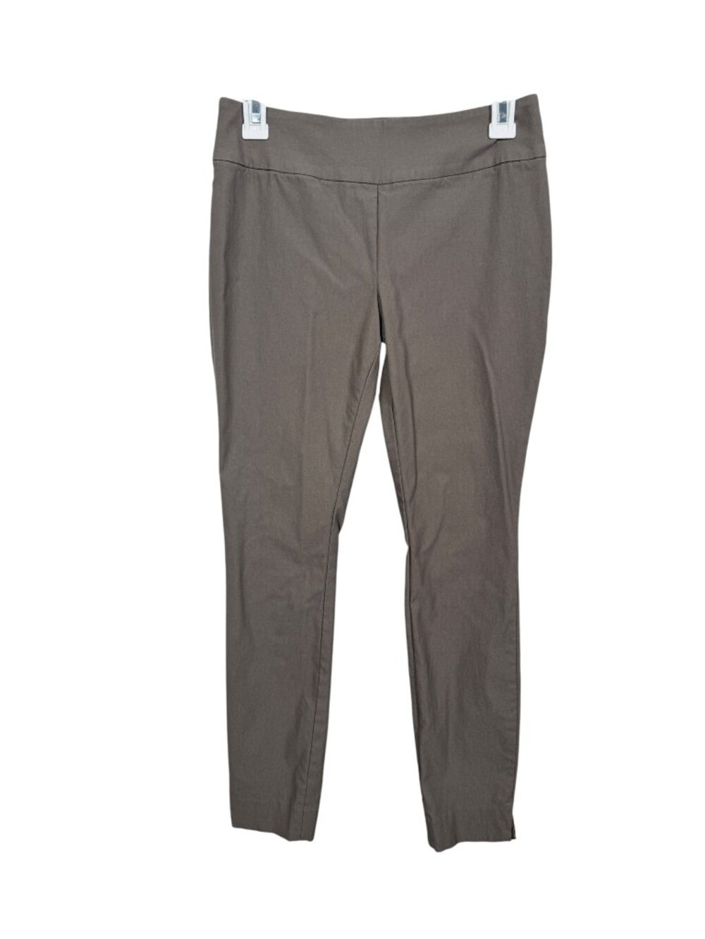 Nic + Zoe Ankle Pants Womens 4 Khaki Tan Career Workwear Pull On Stretch